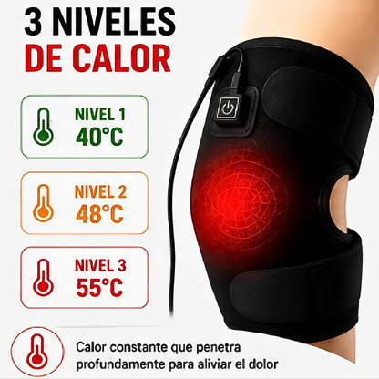 Rodillera térmica con masaje