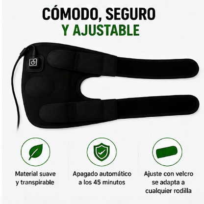 Rodillera térmica con masaje
