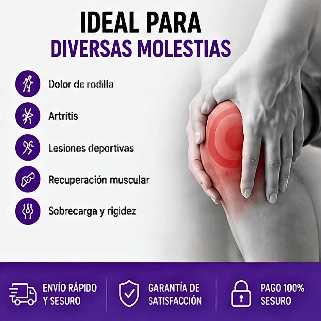 Rodillera térmica con masaje